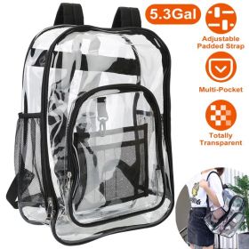 Large Transparent School Bag (Option: Transparent backpack)