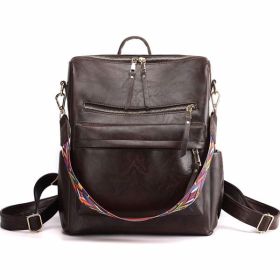 Women's PU Leather Backpack - No Delivery On Weekends, Sales Platforms Banned - Temu, Walmart (Option: Backpack)