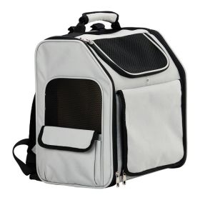 Pet Carrier Backpack, Expandable Cat Dog Carrier with Back Extension, Breathable Mesh Travel Backpack for Small Dogs Cats (Color: as picture)