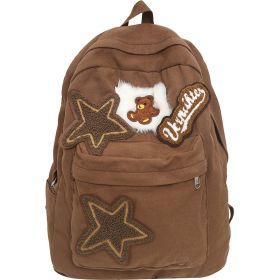 Backpack Personality Of Female College Students (Color: Brown)
